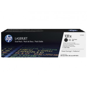 Originální HP 131X Dvojbalení Černé tonerové kazety CF210XD (Dual Pack)