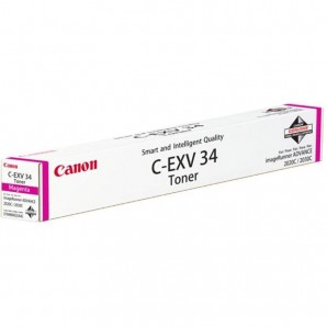 Canon originální toner CEXV34, magenta, 19000str., 3784B002, Canon iR-C2020, 2030