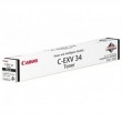 Canon originální toner CEXV34, black, 23000str., 3782B002, Canon iR-C2020, 2030