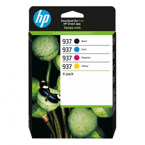 Originální HP 937 Čtyřbalení CMYK 4-Pack 6C400NE